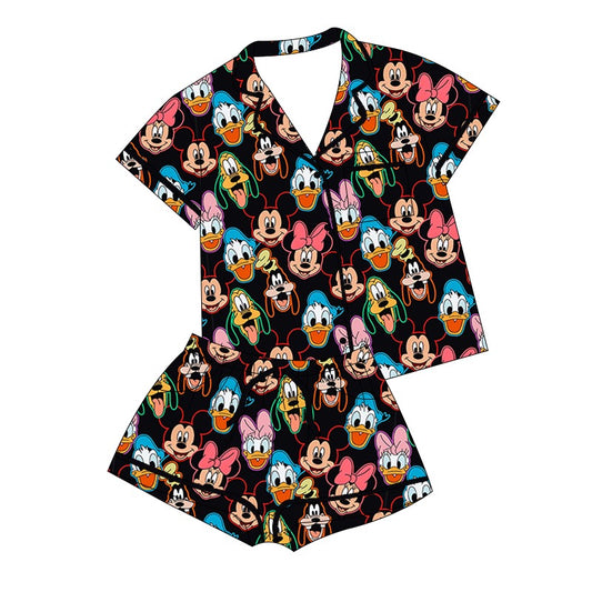 BLACK FAB 6 / MOMMY & ME BAMBOO JAMMIES