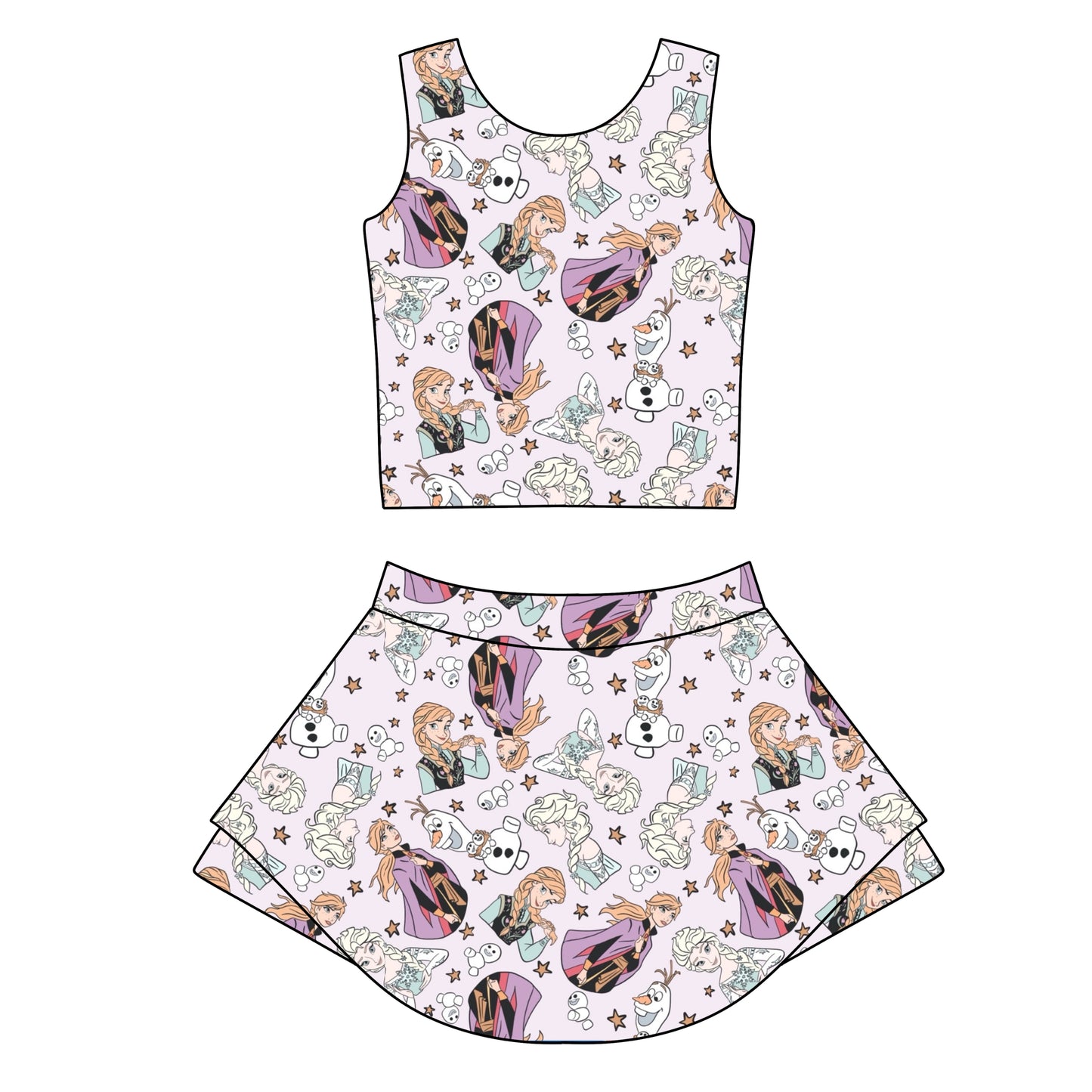 FROZEN ATHLETIC SET