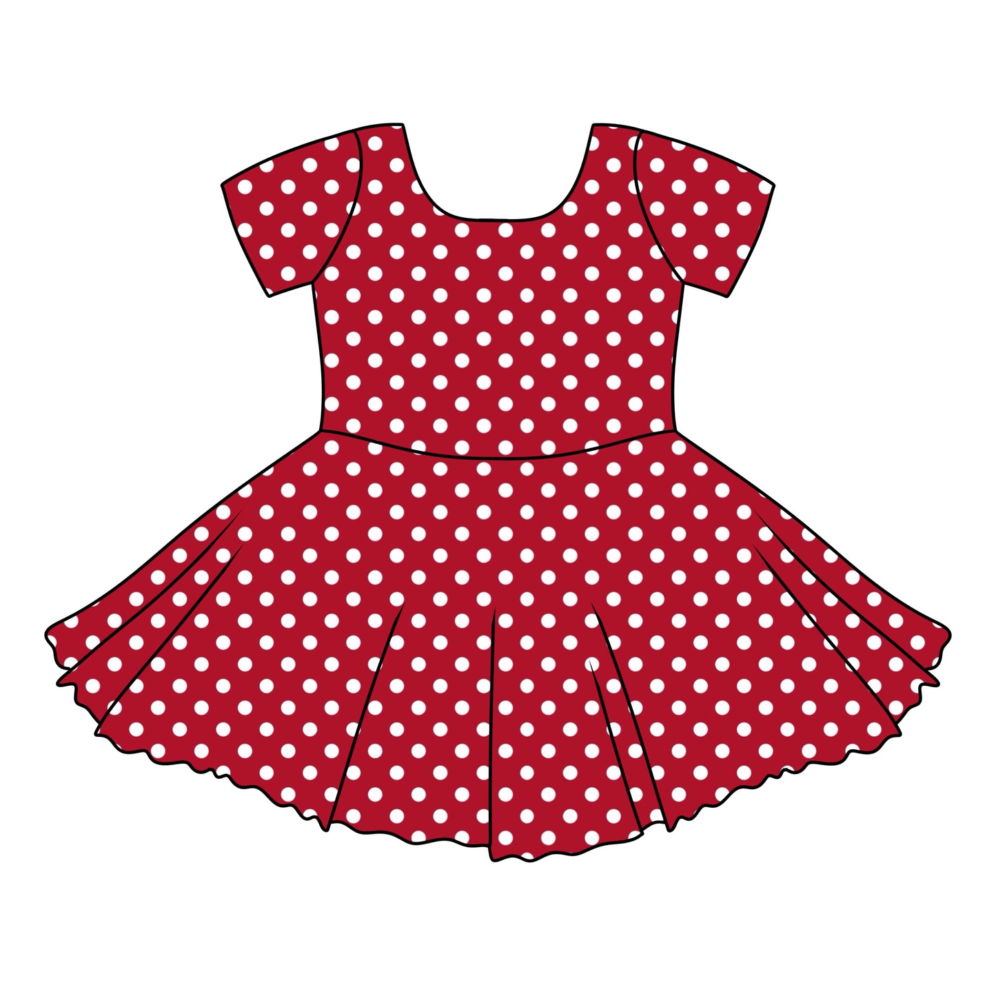 POLKA DOTS / TWIRL DRESS