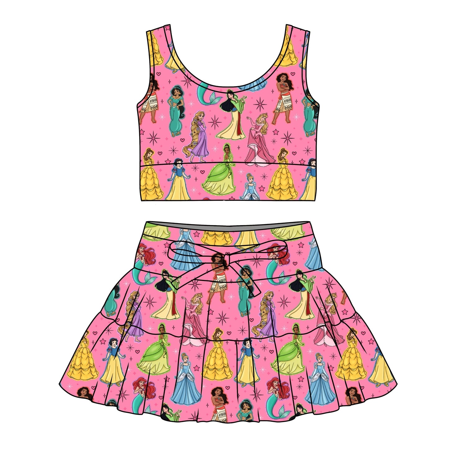 PRINCESSES / GIRLS TULLE SET