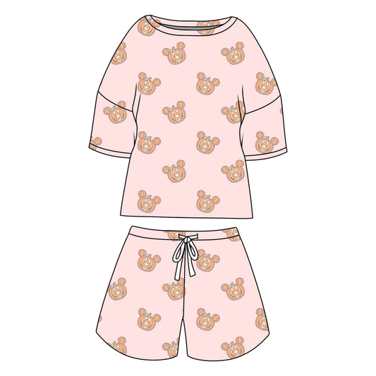 PINK PUMPKINS / WAFFLE SET