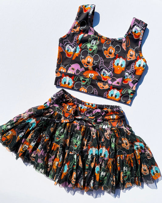 6Y SPOOKY PALS TULLE SET / CLOSET PURGE