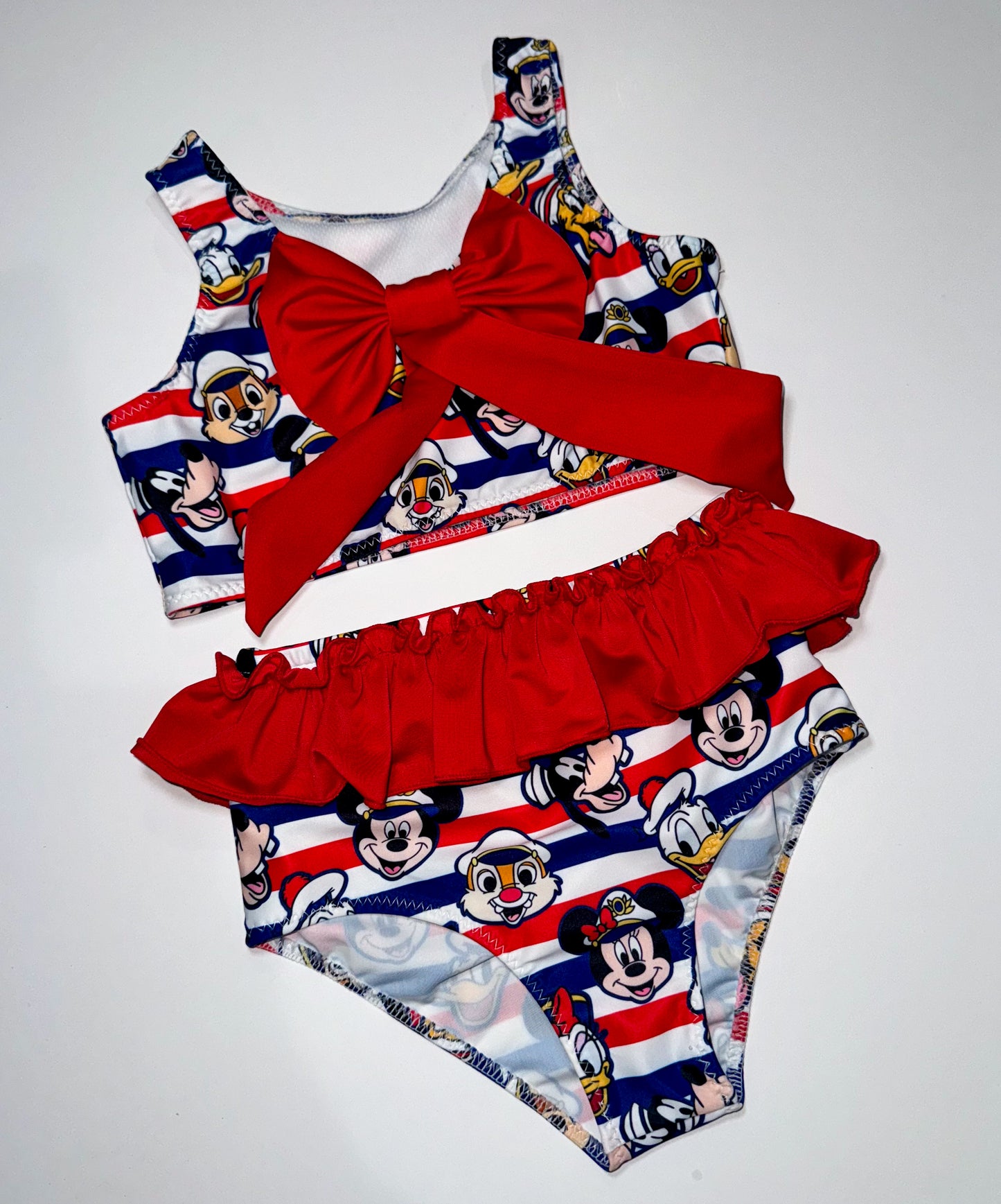 STRIPE CRUISE / BOW SWIM SUIT