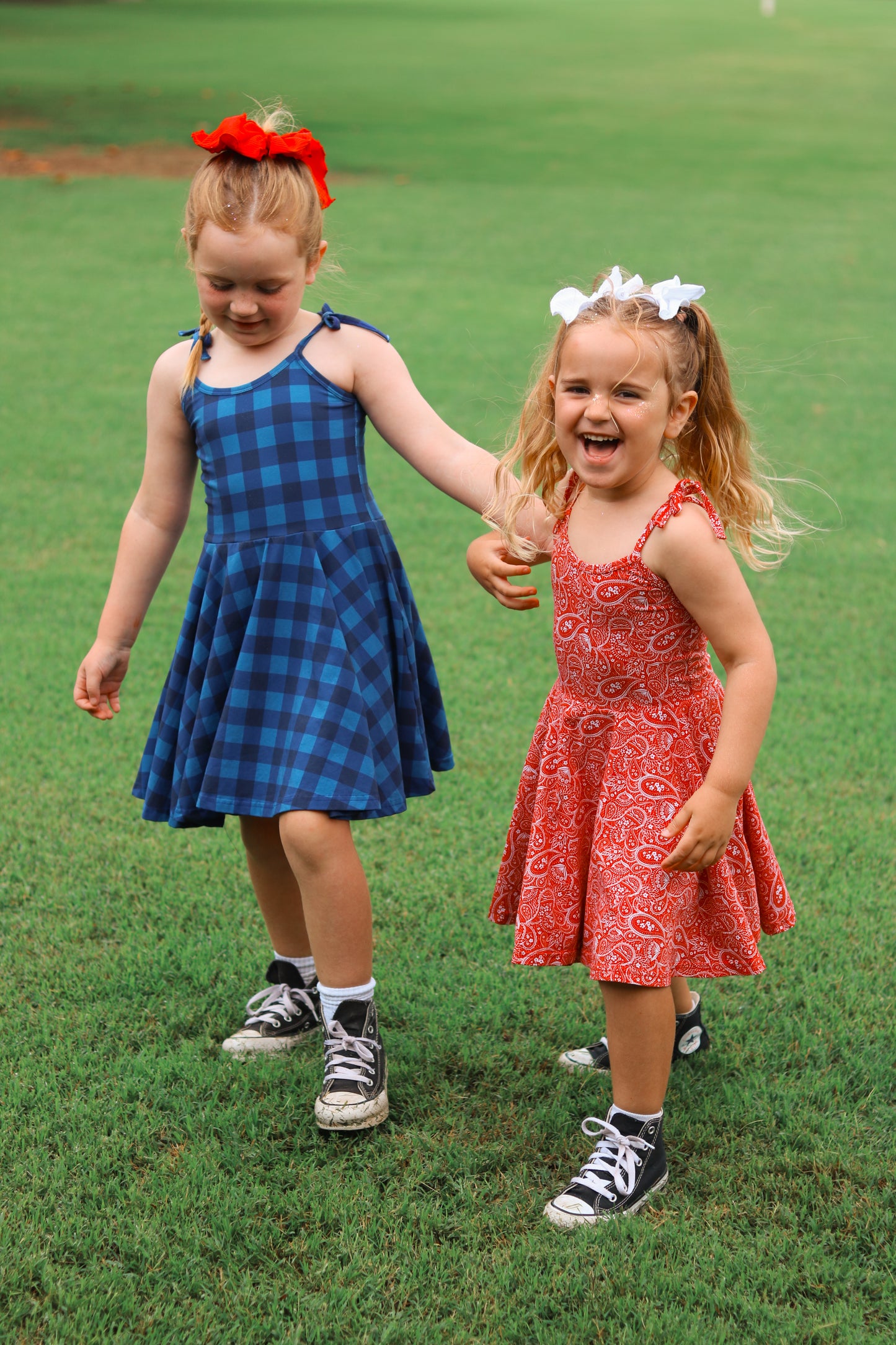 RED CRUISE / TWIRL DRESS