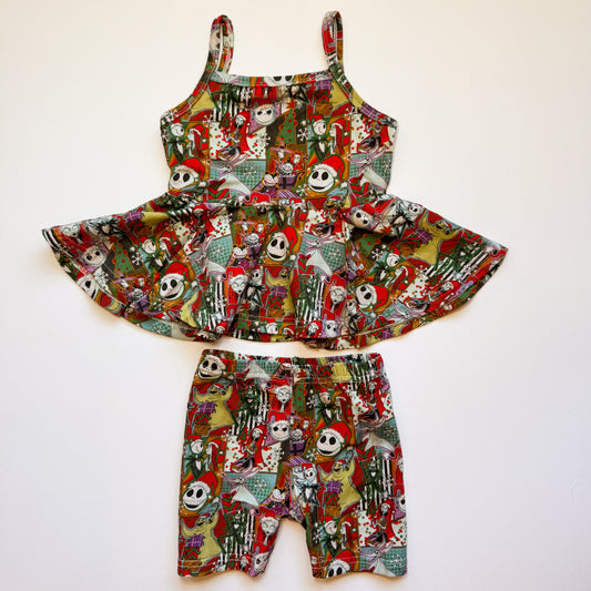 PEPLUM SET / NIGHTMARE BEFORE CHRISTMAS