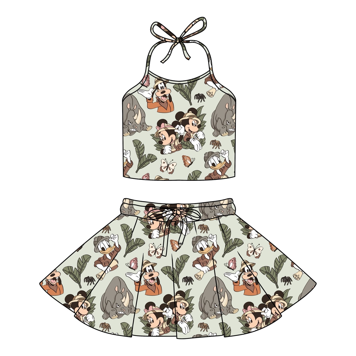 SAFARI / HALTER SET