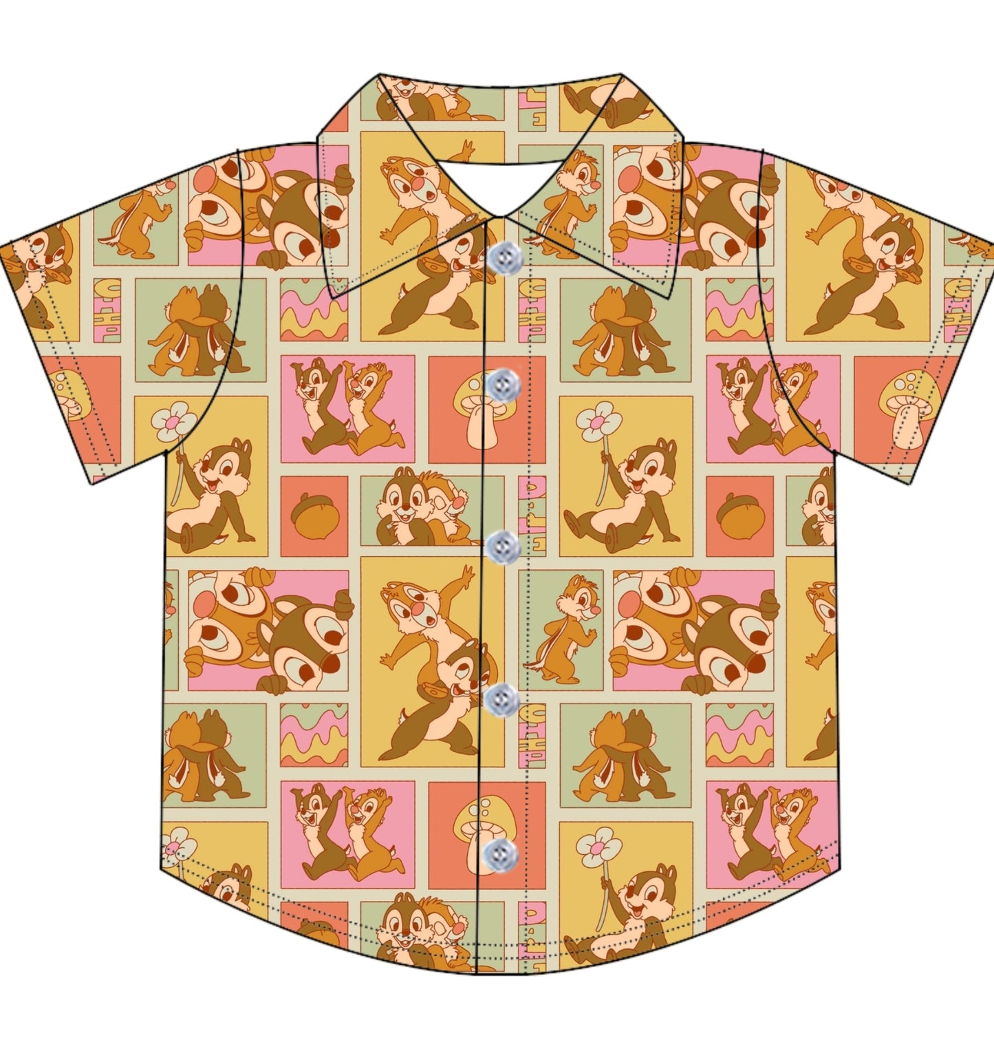 CHIP & DALE BOYS SHIRT