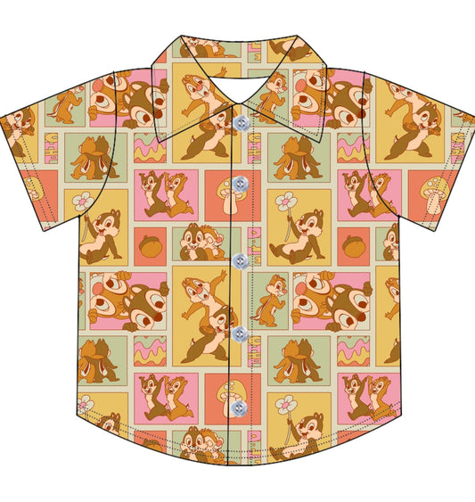 CHIP & DALE BOYS SHIRT