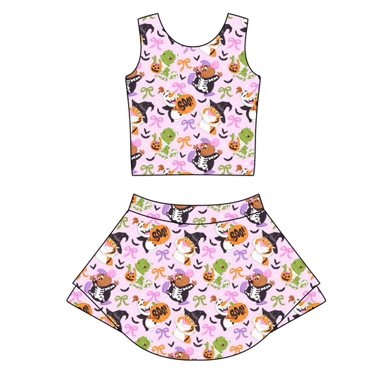SPOOKY SIDEKICKS WOMENS ATHLETIC SET