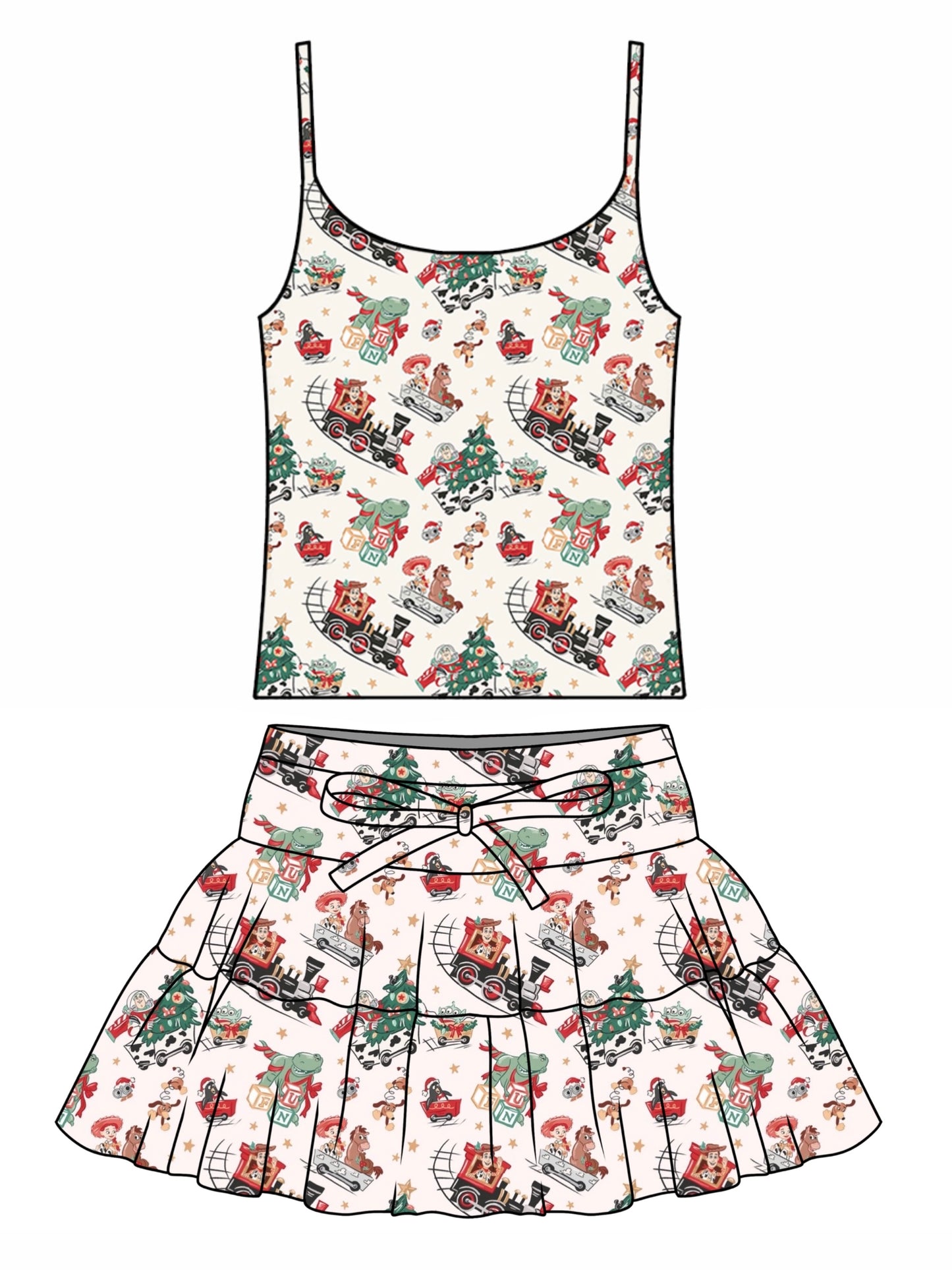 TOYLAND / WOMENS TULLE SKIRT & TANK