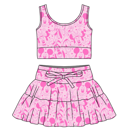 FAB 6 VALENTINES / GIRLS TULLE SET
