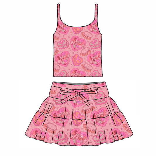 BESTIES / WOMENS TULLE SKIRT & TANK