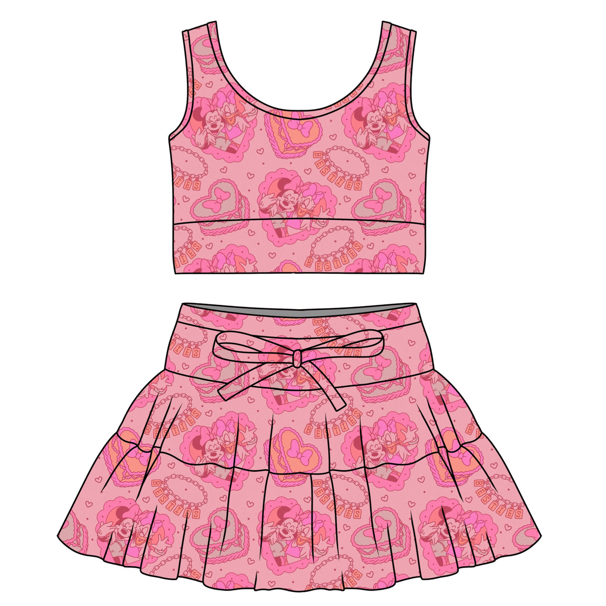 BESTIES / GIRLS TULLE SET
