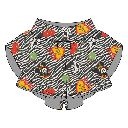 ZEBRA BADDIE / FLOWY SHORTS