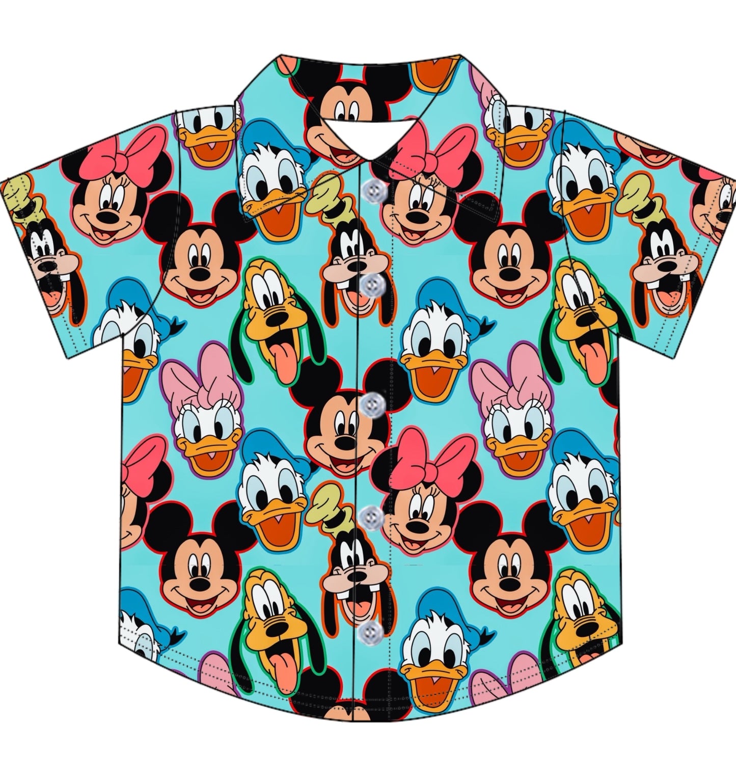 TURQUOISE FAB 6 / BOYS SHIRT