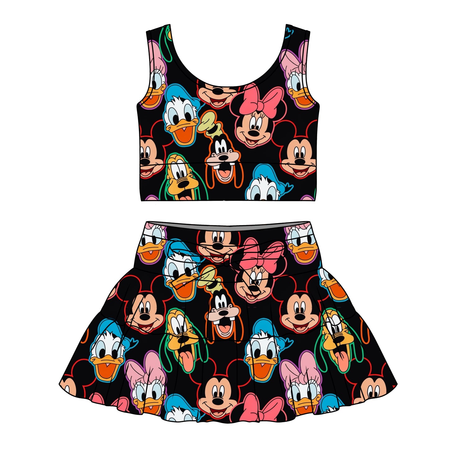 BLACK FAB 6 / GIRLS TULLE SET