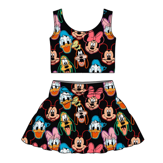 BLACK FAB 6 / GIRLS TULLE SET