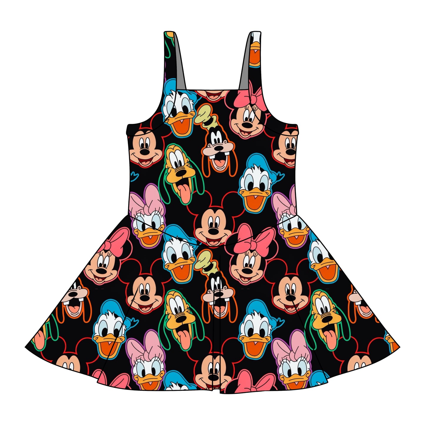 BLACK FAB 6 / GIRLS ATHLETIC DRESS