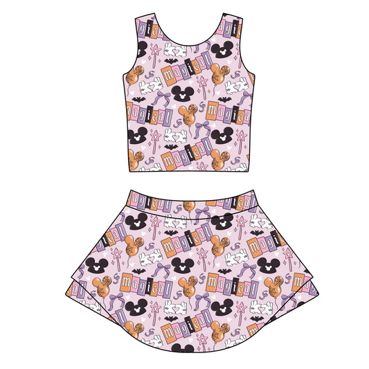 MAGICAL SPOOKY GIRLS ATHLETIC SET