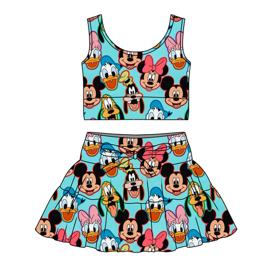 TURQUOISE FAB 6 / GIRLS TULLE SET