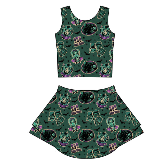 HAPPY HAUNTS WOMENS ATHLETIC SET