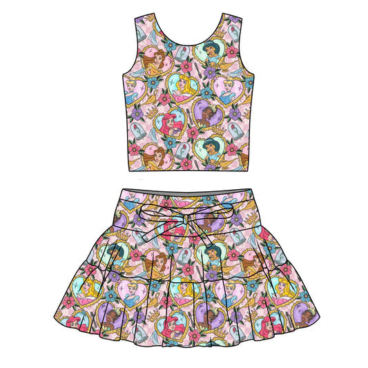 TATTOO PRINCESS WOMENS TULLE SKIRT & TOP