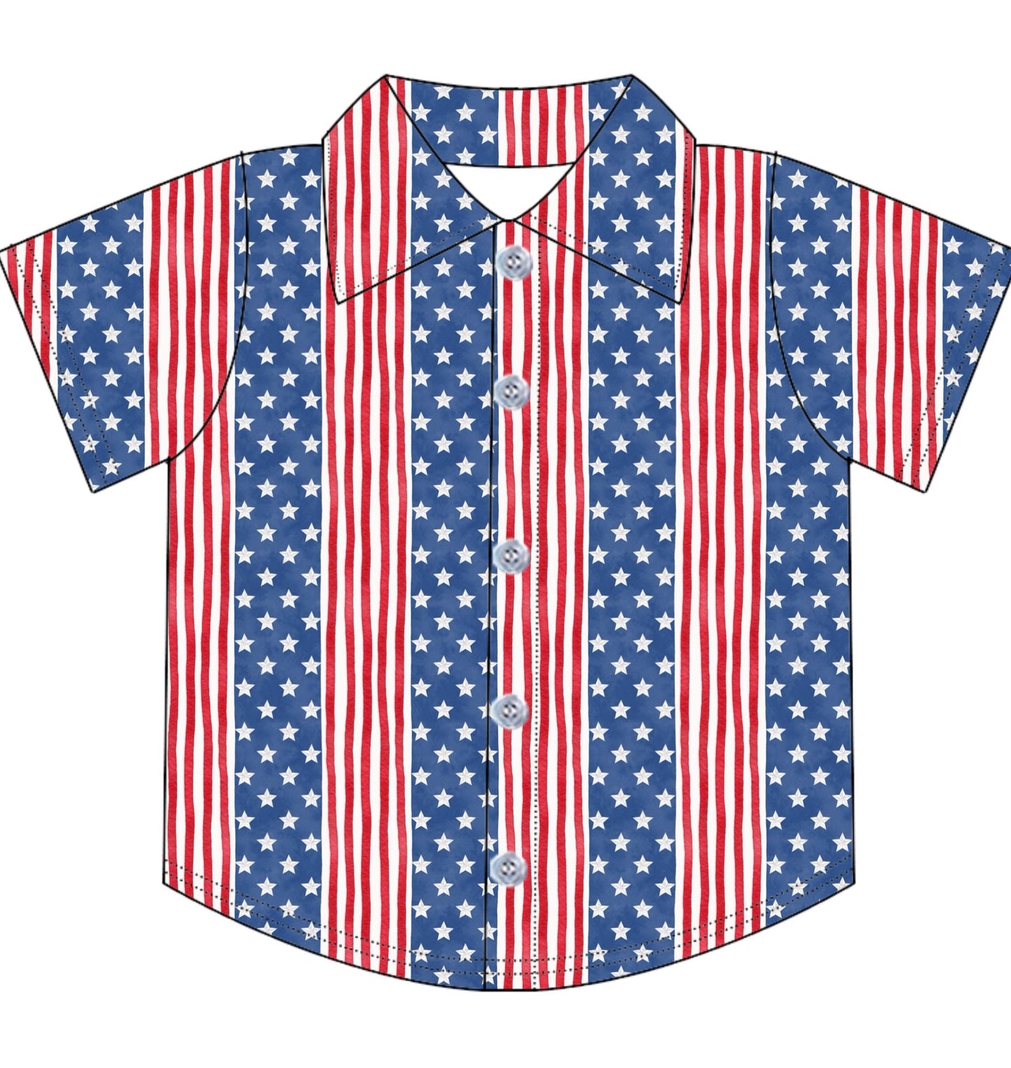 STARS & STRIPES / BOYS SHIRT