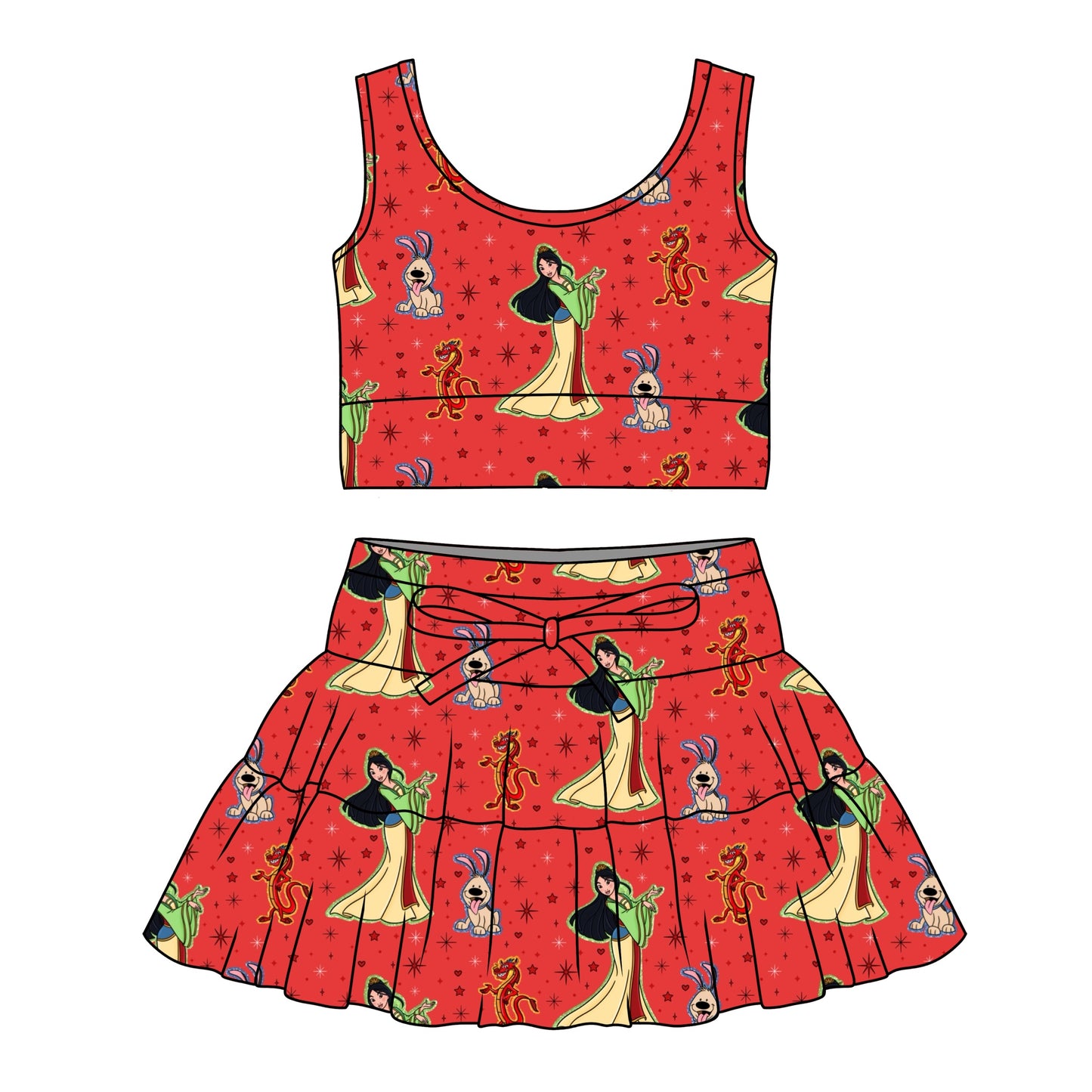 MULAN / GIRLS TULLE SET