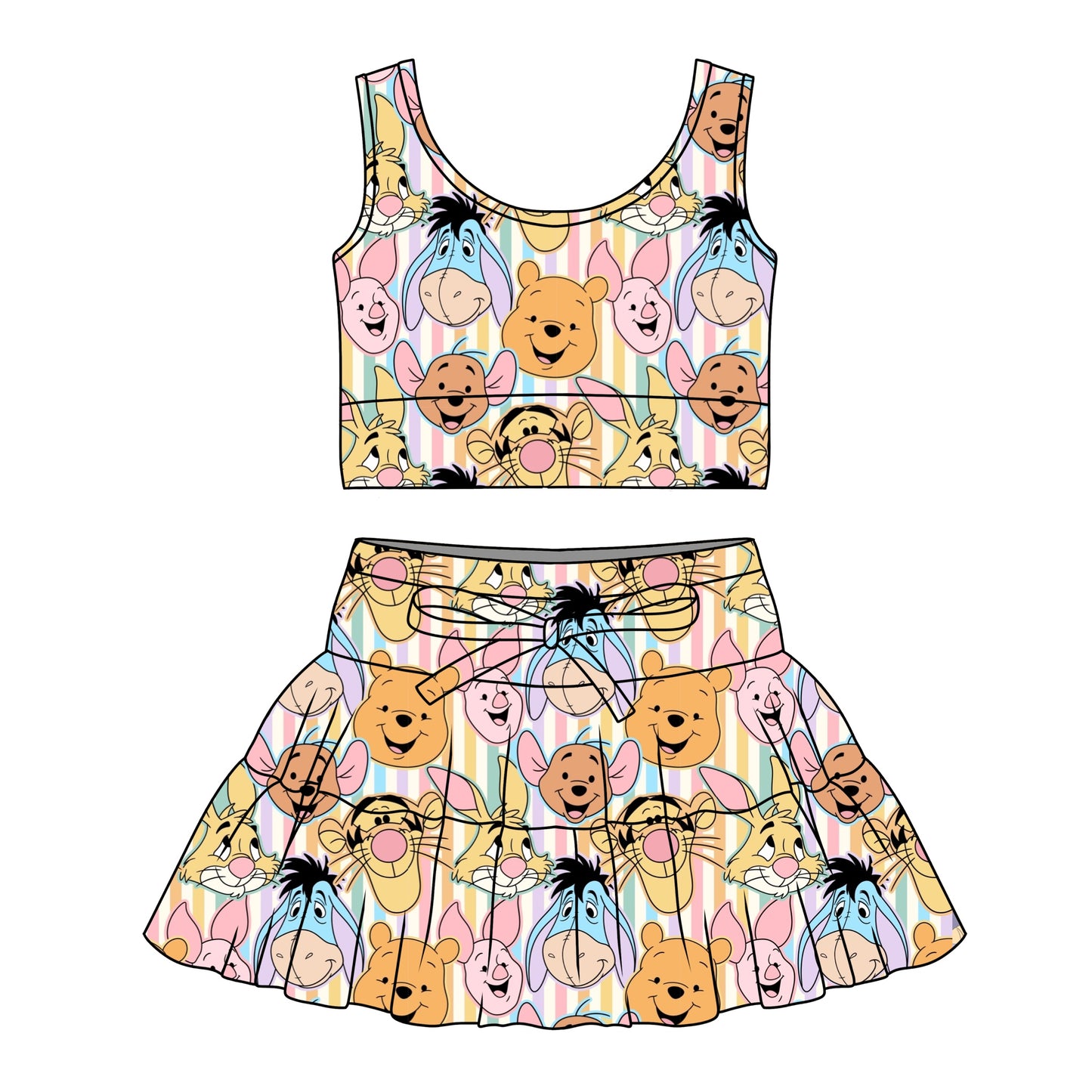POOH & FRIENDS/ GIRLS TULLE SET