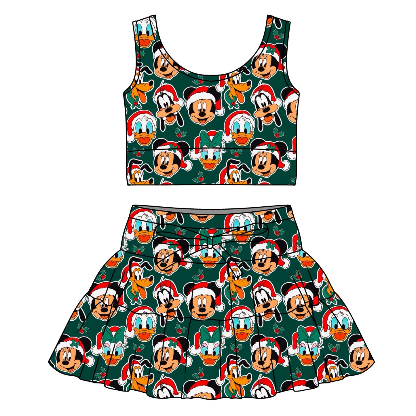 FESTIVE FAB 6 / GIRLS TULLE SET