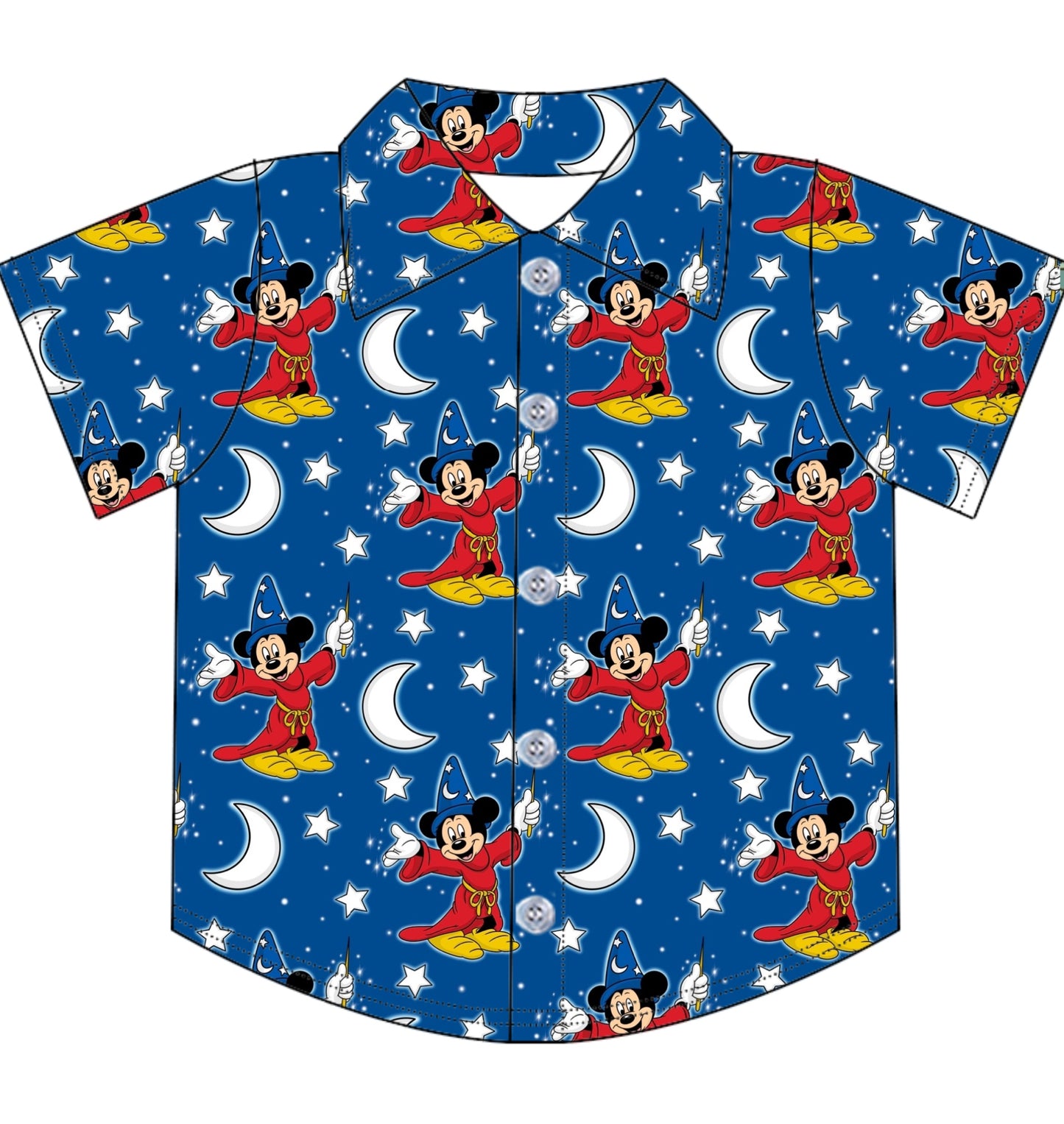 SORCERER MICKEY / BOYS SHIRT