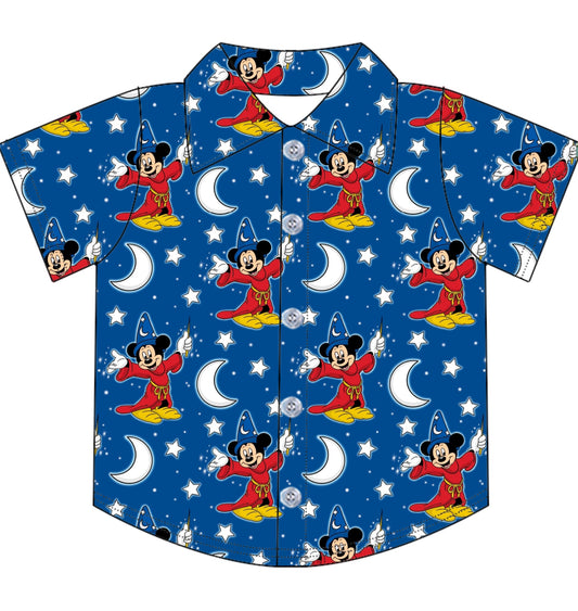 SORCERER MICKEY / BOYS SHIRT