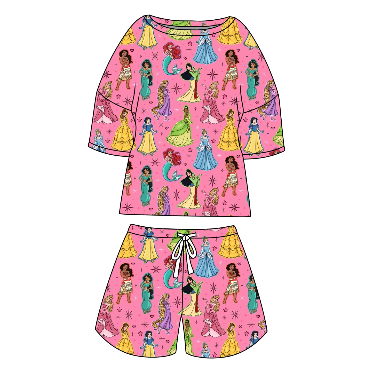 PRINCESSES WAFFLE SET / KIDS & WOMENS