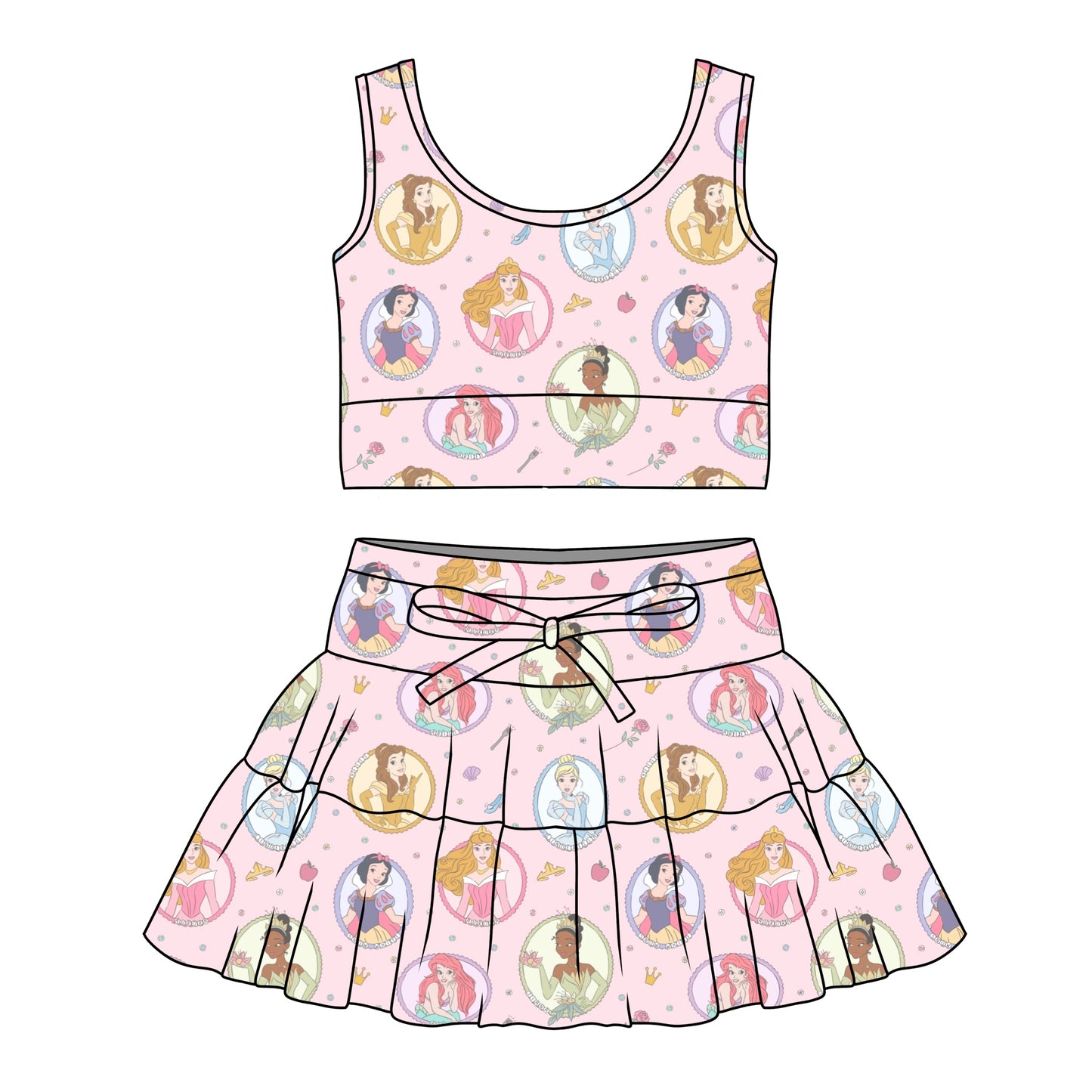 PRINCESS PORTRAITS / GIRLS TULLE SET