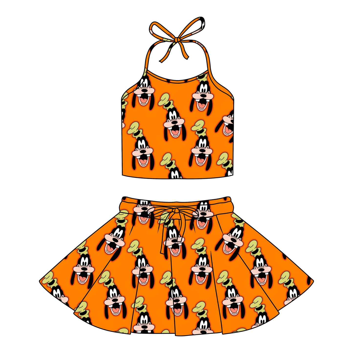 GOOFY / GIRLS HALTER SET