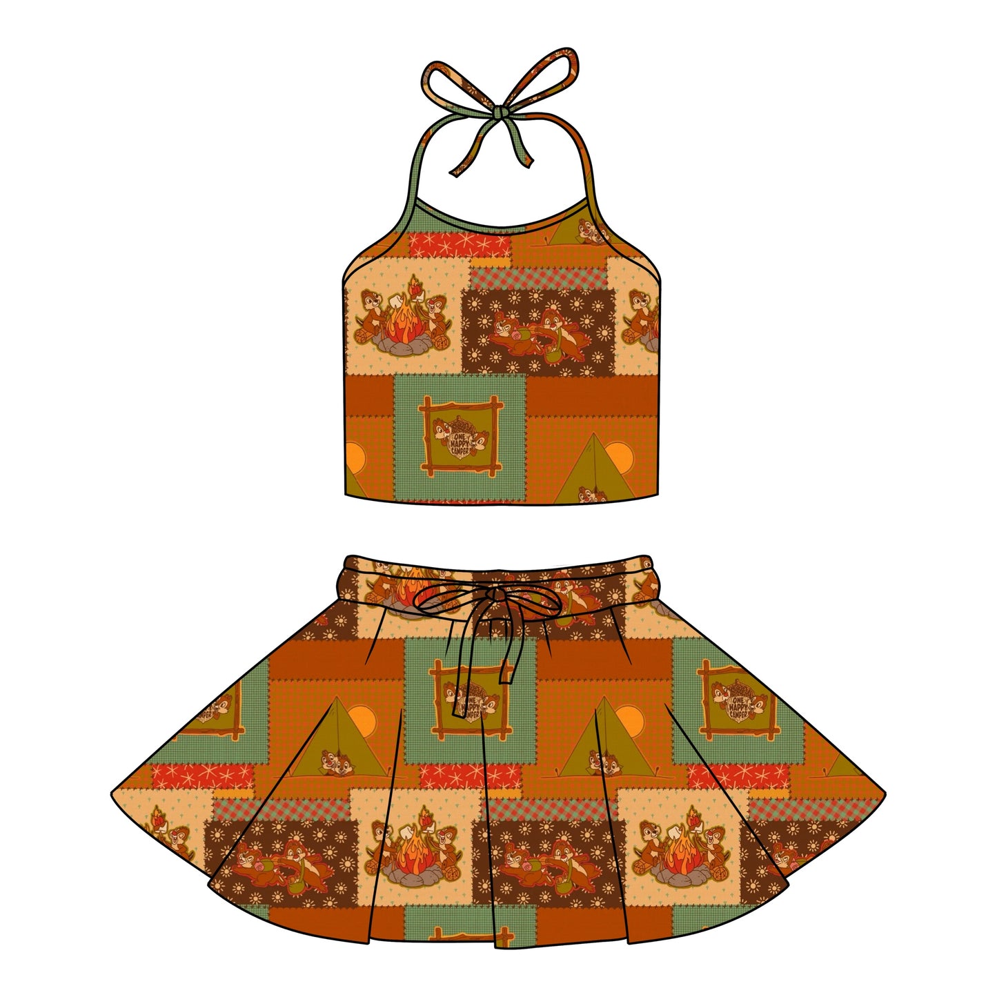 CAMPING / HALTER SET