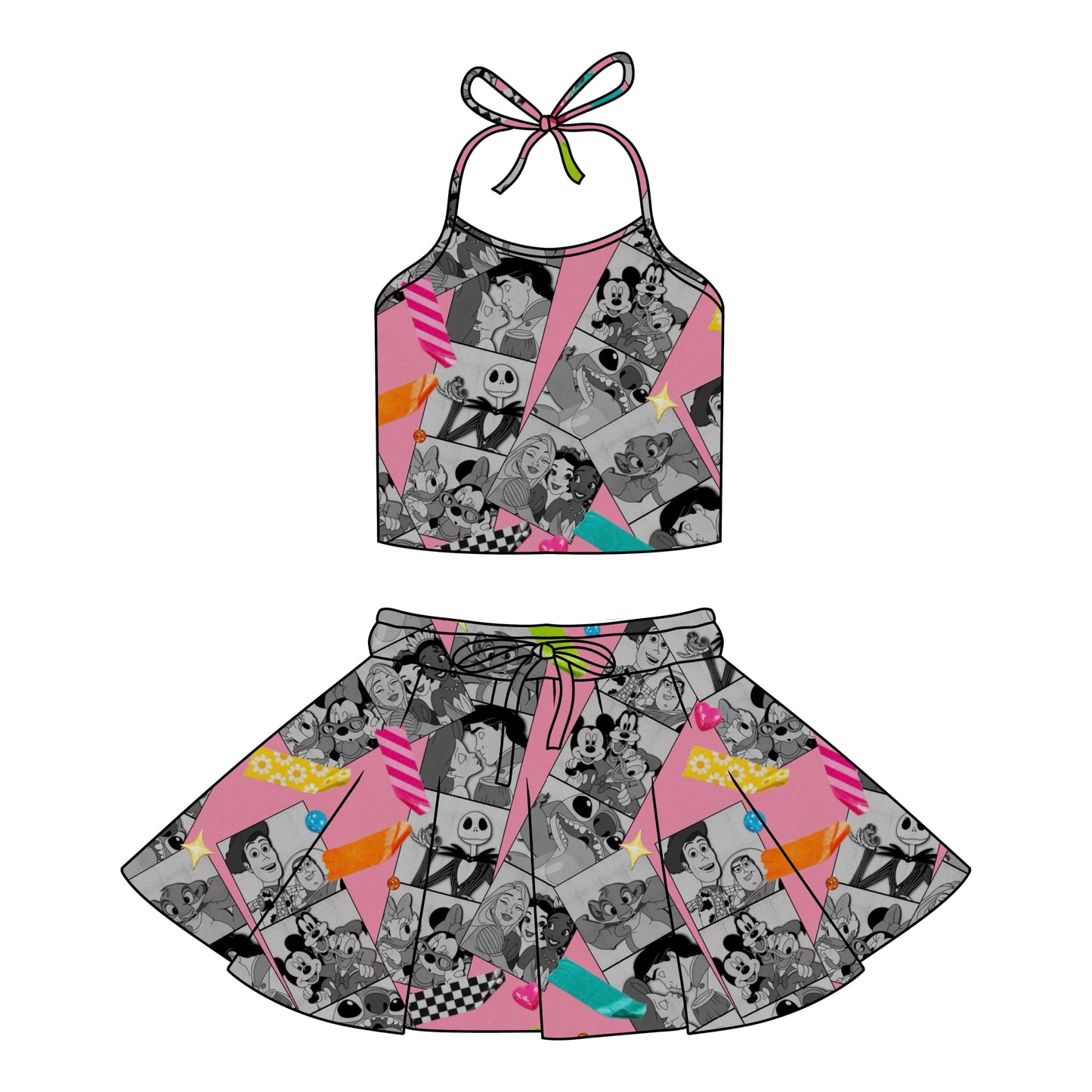 PHOTO BOOTH / HALTER SET