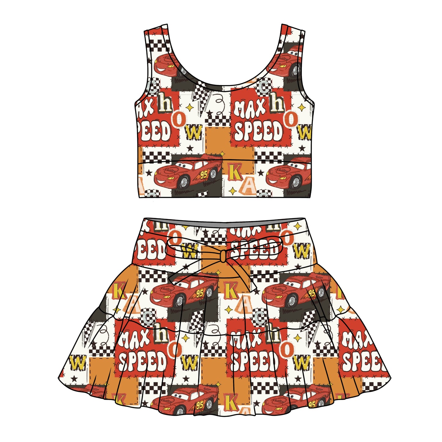 CARS GIRLS TULLE SET