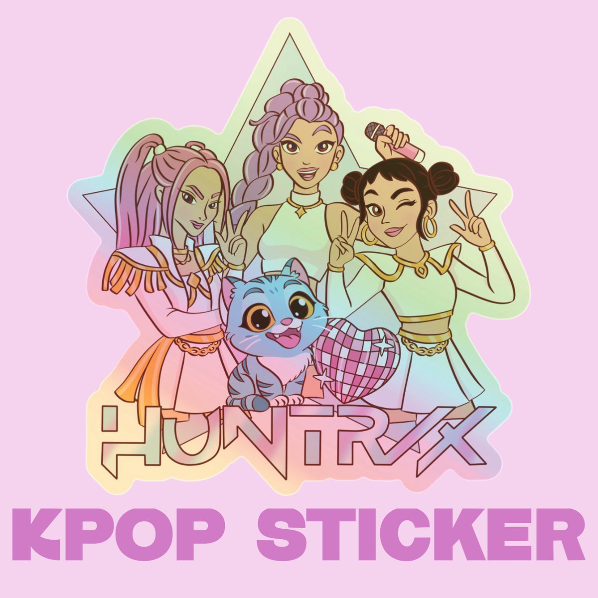 KPOP HOLOGRAPHIC STICKER