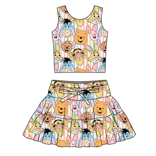 POOH & FRIENDS / WOMENS TULLE SKIRT & TOP
