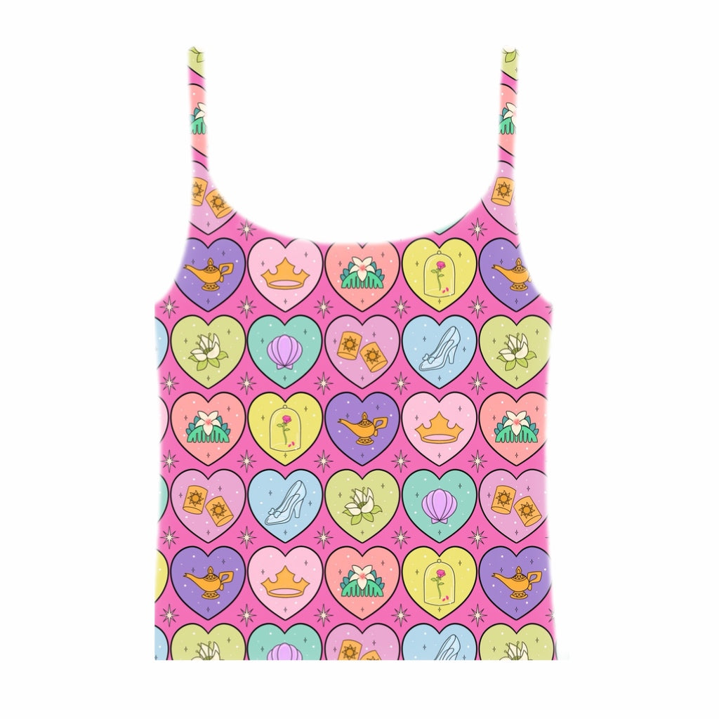PRINCESS HEARTS / WOMEN'S TANK