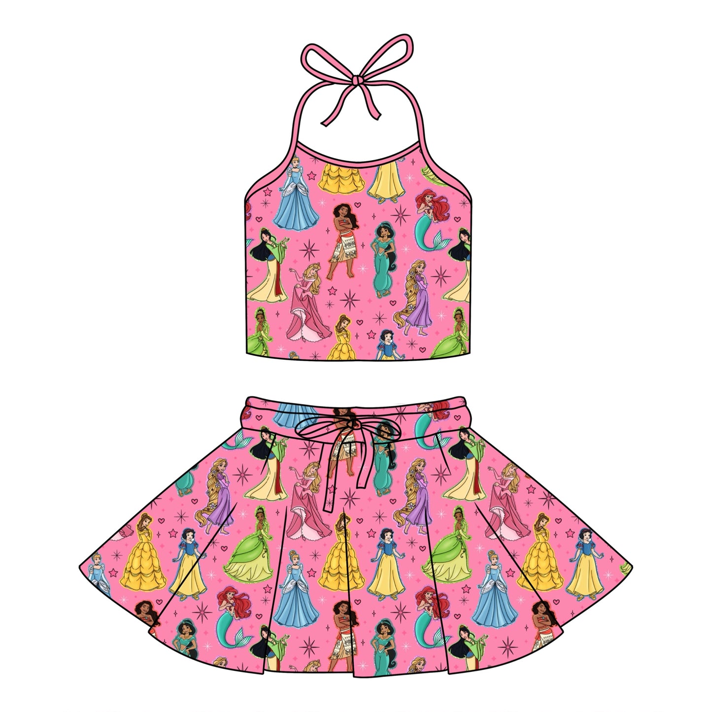 PRINCESSES / HALTER SET