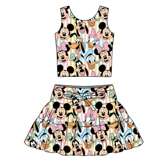 PASTEL FAB 6 / WOMENS TULLE SKIRT & TOP