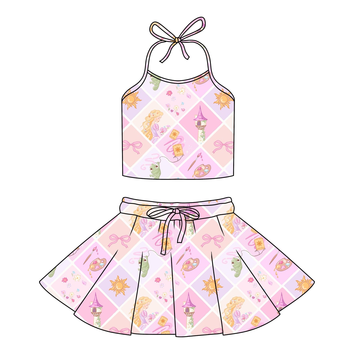 TANGLED / HALTER SET