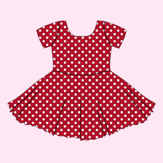 POLKA DOTS / TWIRL DRESS