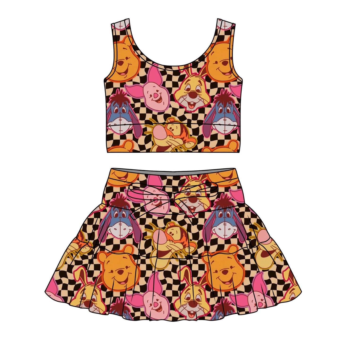 POOH & FRIENDS / WOMENS TULLE SET