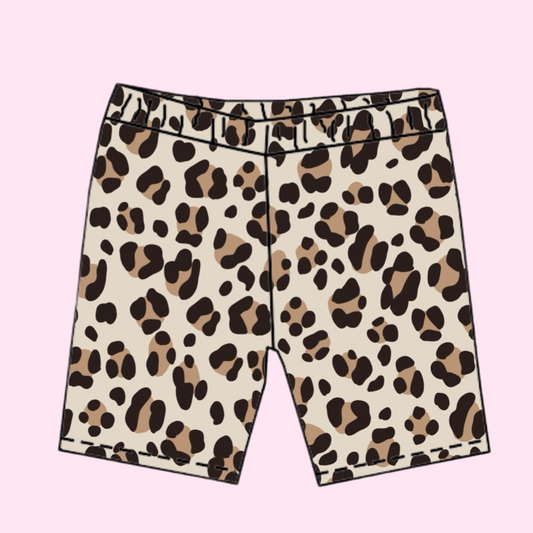 CLASSIC LEOPARD / BIKER SHORTS