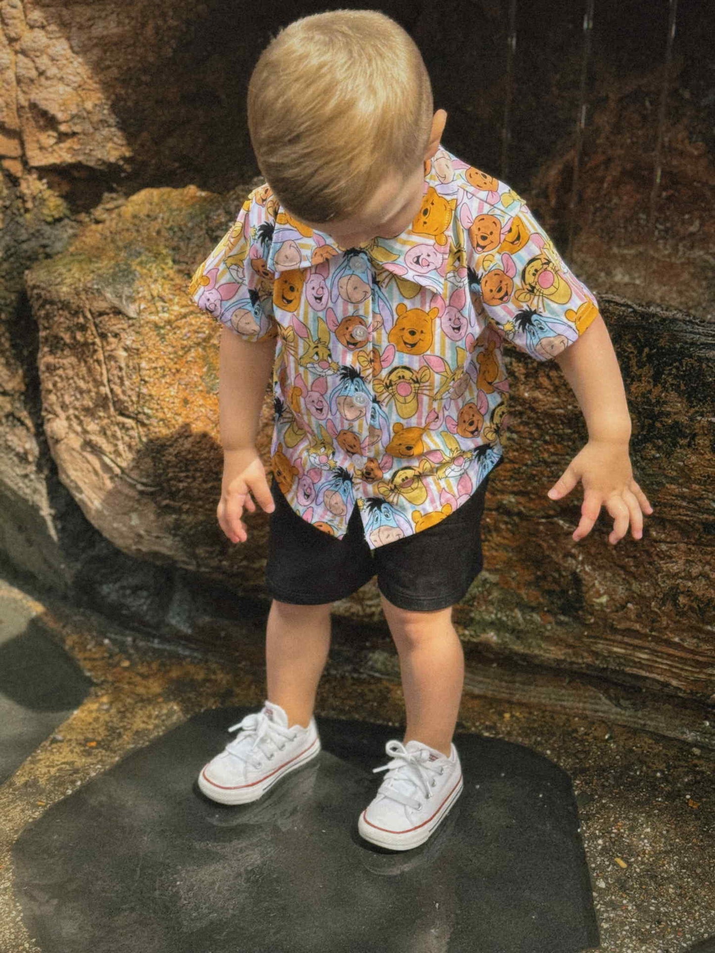 POOH & FRIENDS / BOYS SHIRT