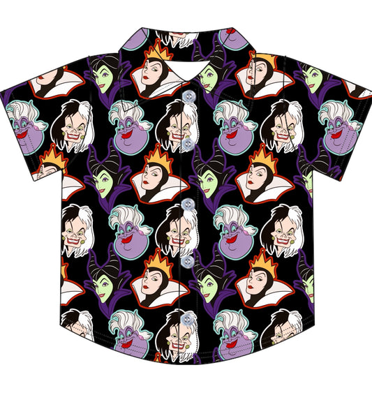 VILLAINS / BOYS BUTTON SHIRT