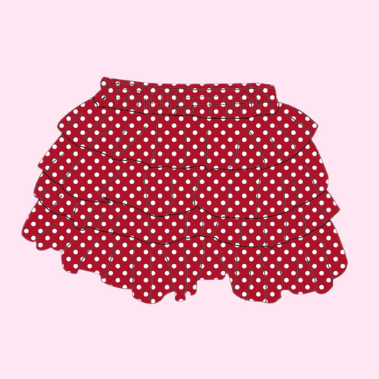 POLKA DOTS / RUFFLE SKIRT